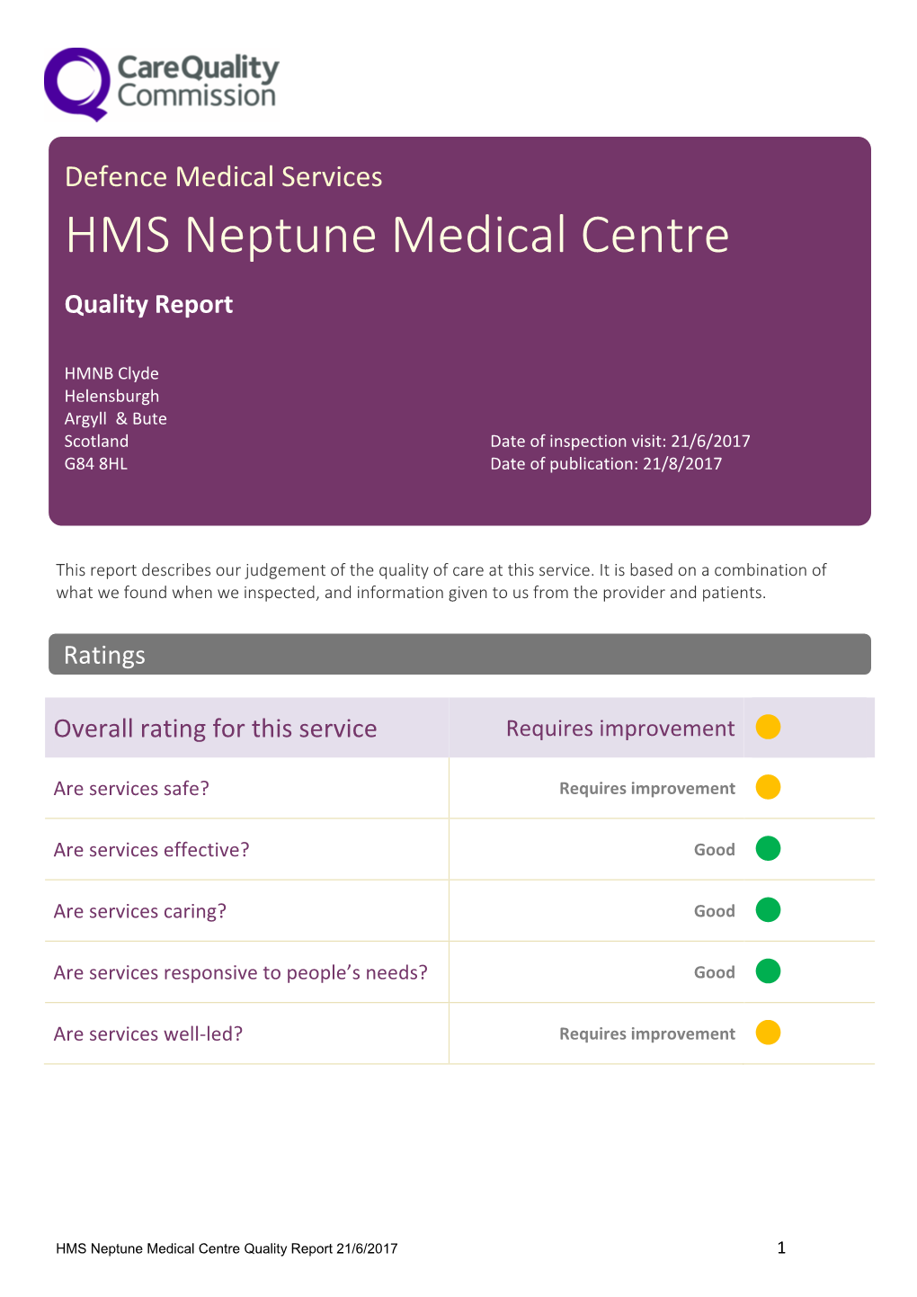 HMS Neptune Medical Centre