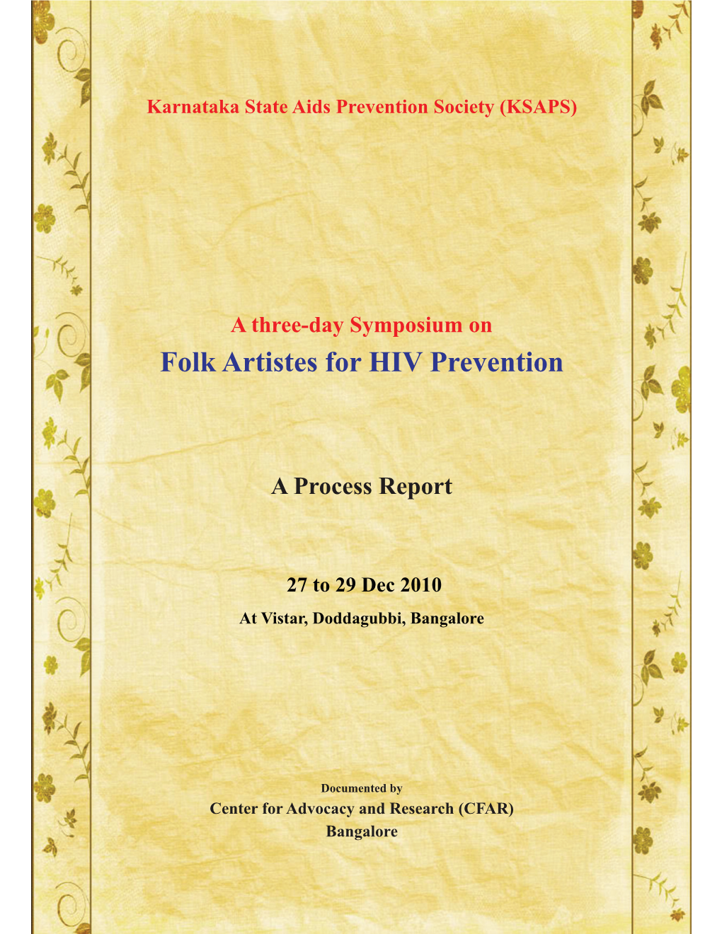 Folk Artistes for HIV Prevention