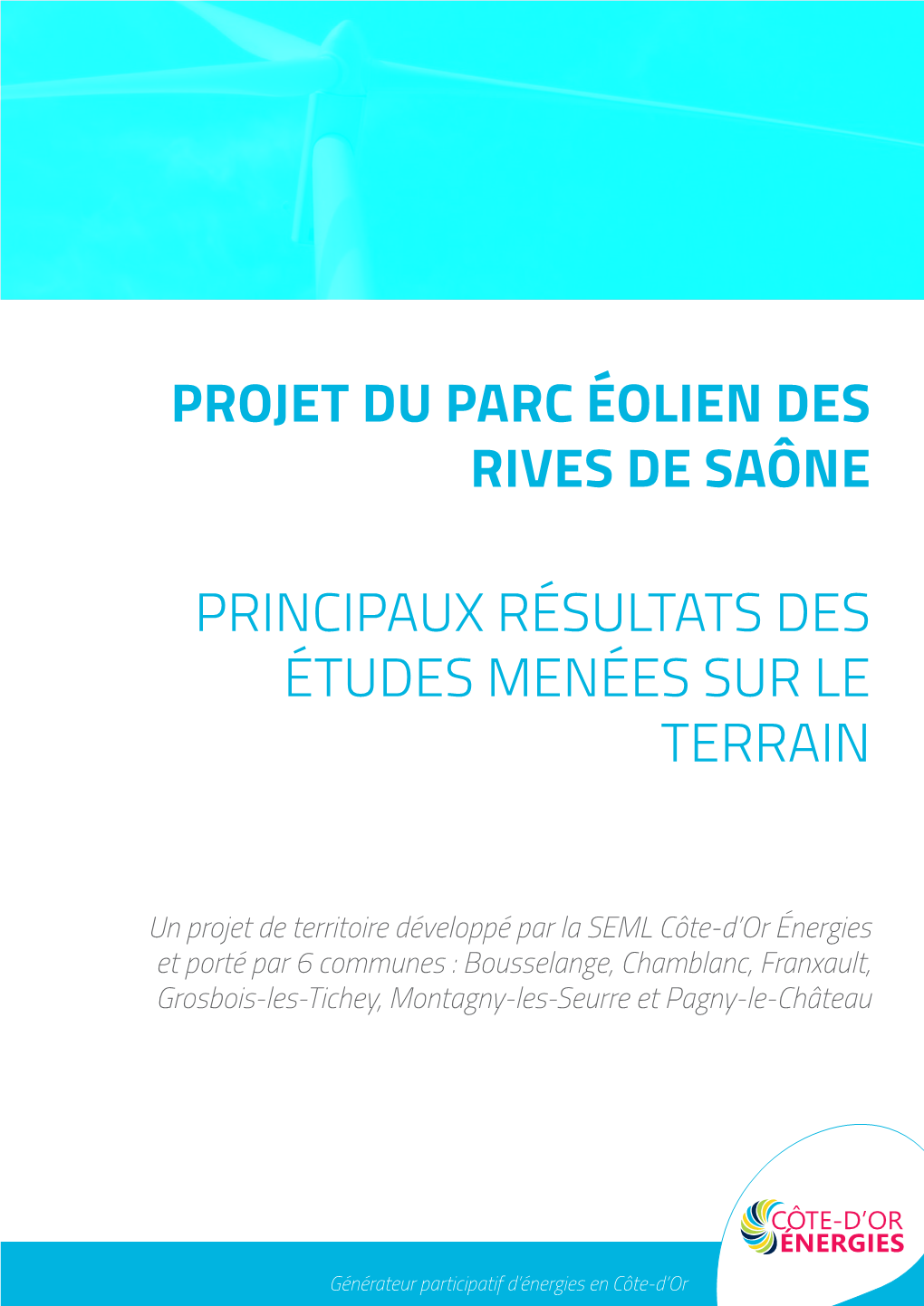 Projet Du Parc Éolien Des Rives De Saône Principaux