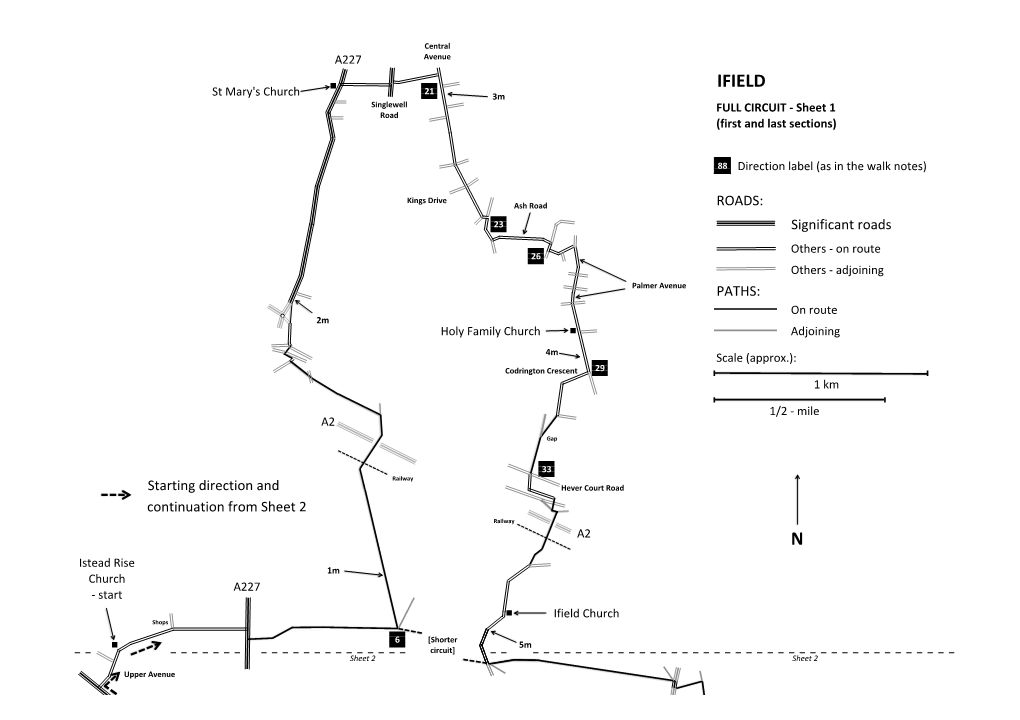 FULL CIRCUIT - Sheet 1 Road (First and Last Sections)