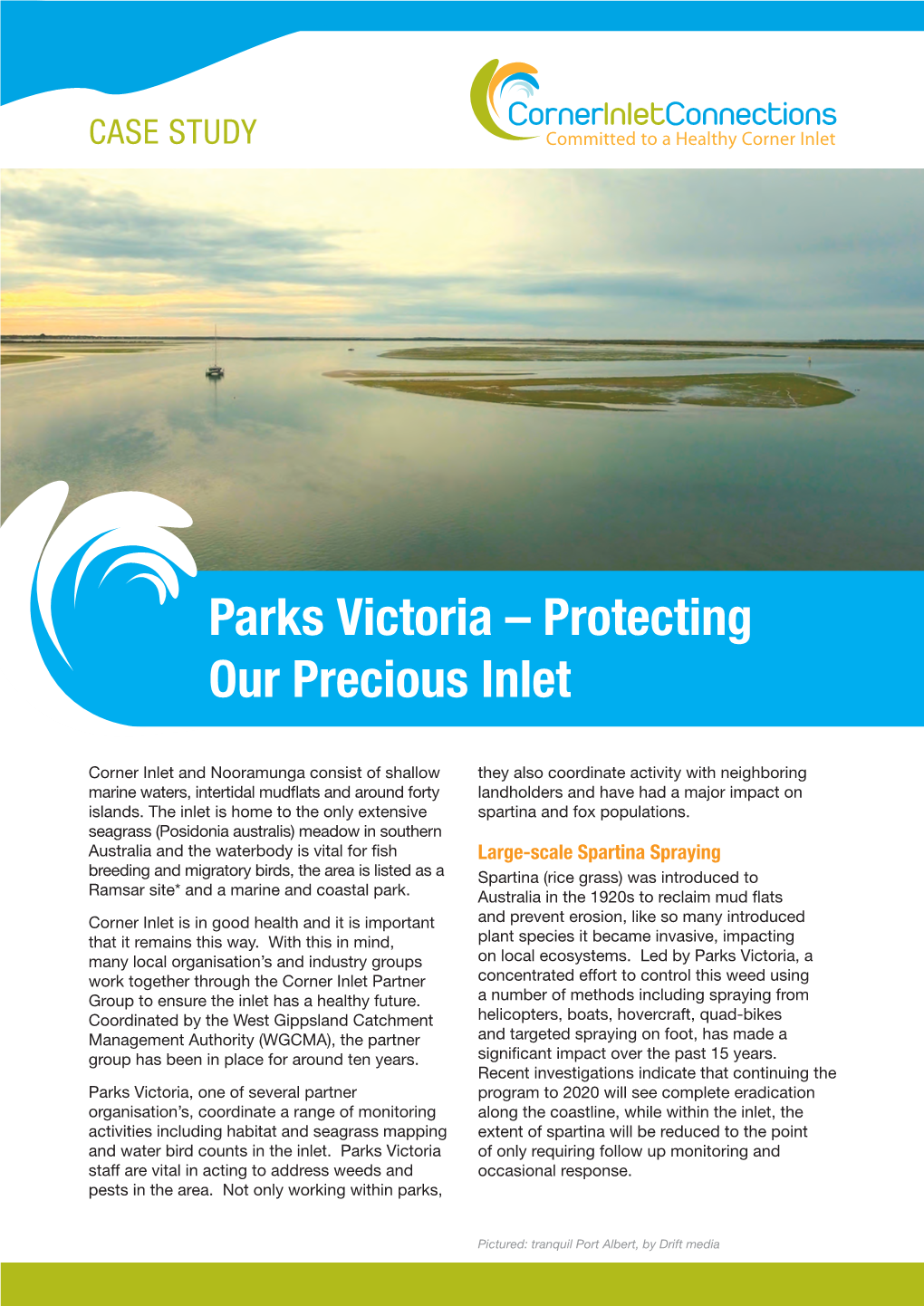 Parks Victoria – Protecting Our Precious Inlet