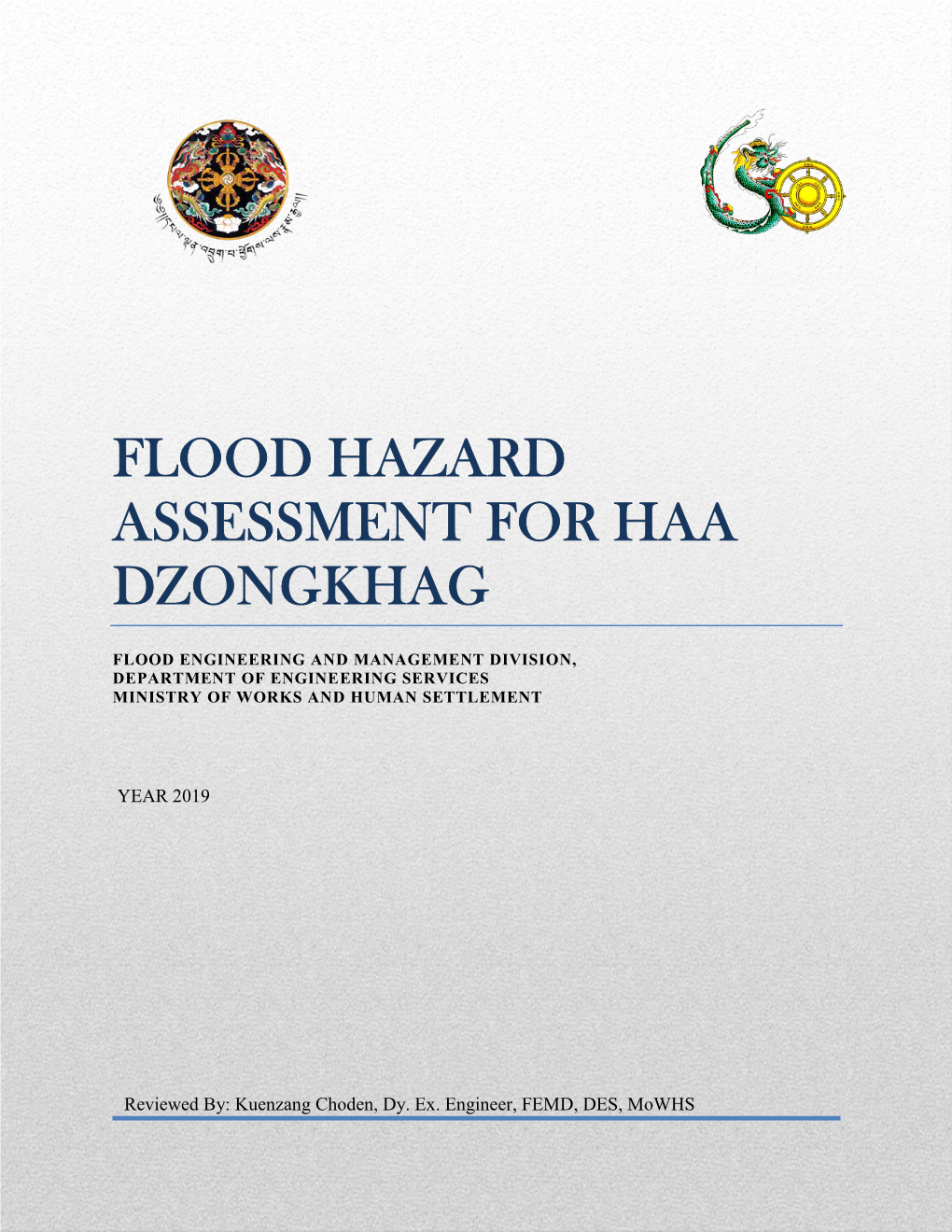 Flood Hazard Assessment for Haa Dzongkhag