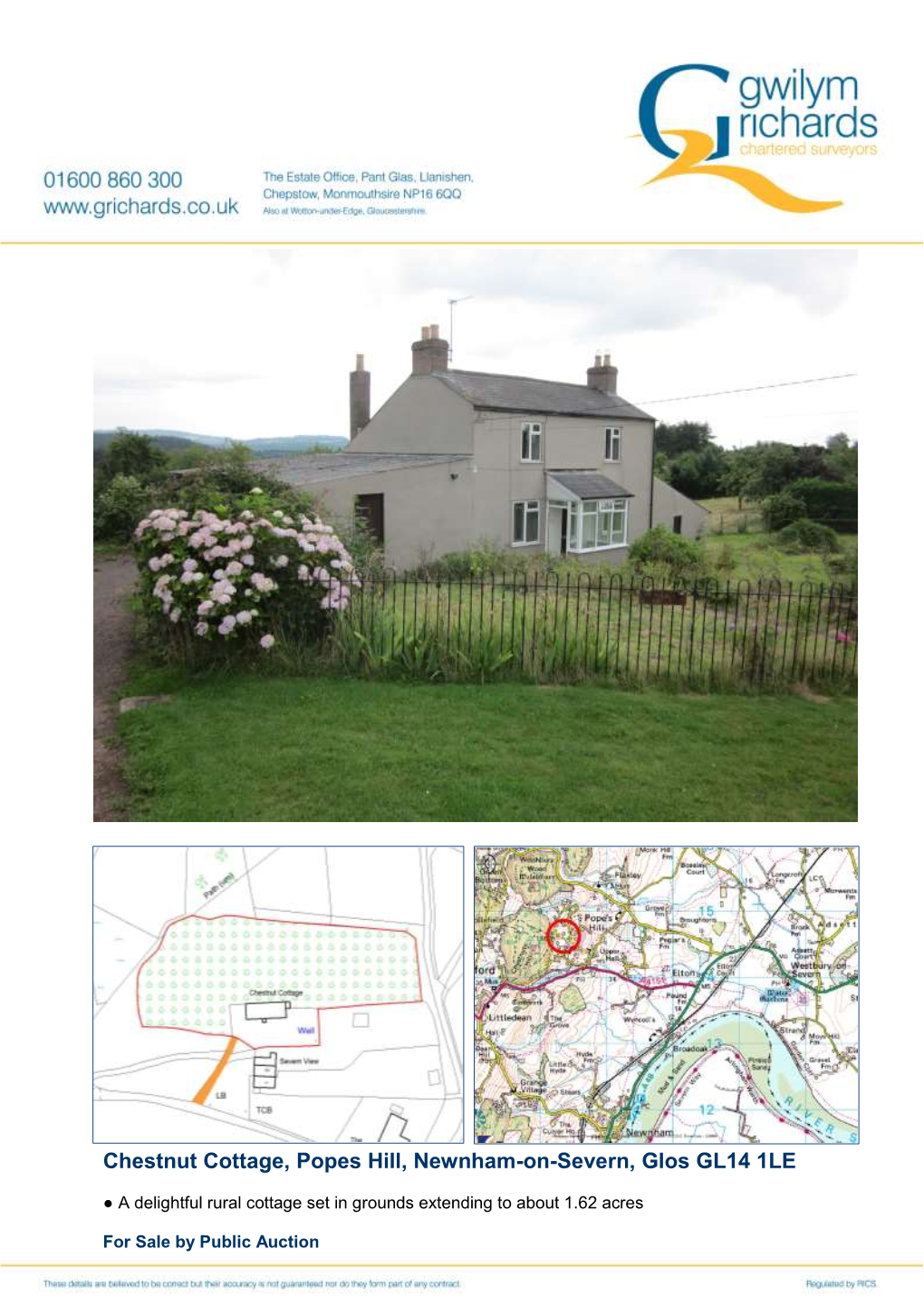 Chestnut Cottage, Popes Hill, Newnham-On-Severn, Glos GL14 1LE