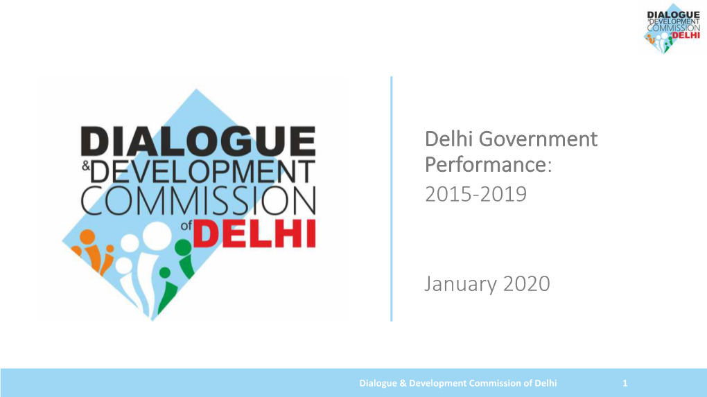 Delhi Government Performance: 2015-2019