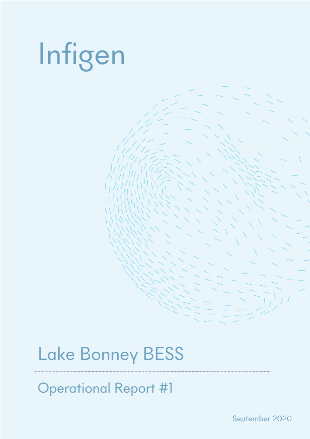 Lake Bonney Operational Report 1