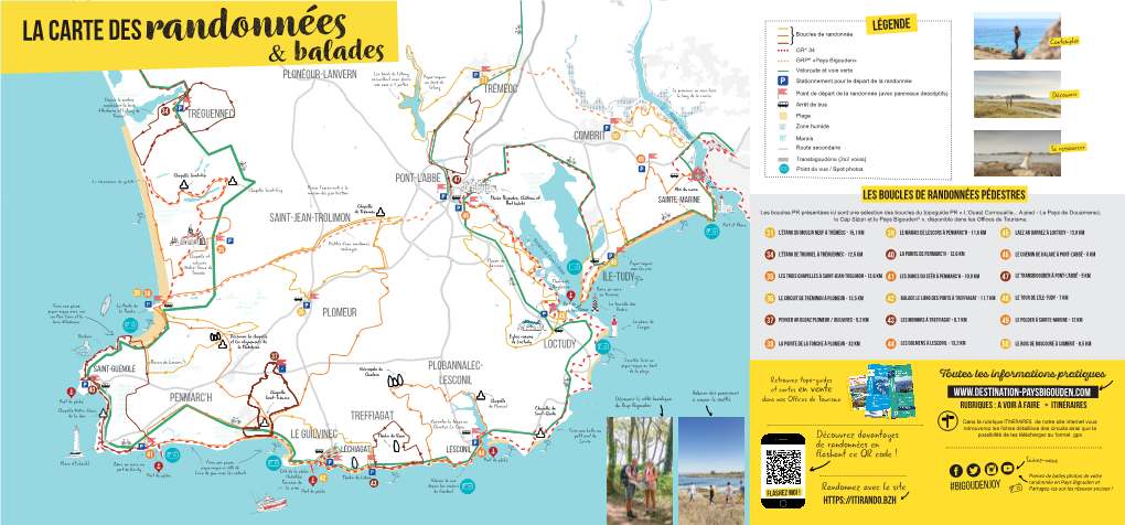 La Carte De Randonnées 2021 En Pays Bigouden