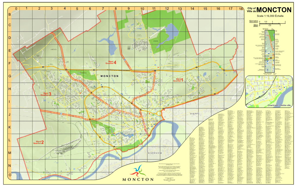 Moncton Map Carte.Pdf