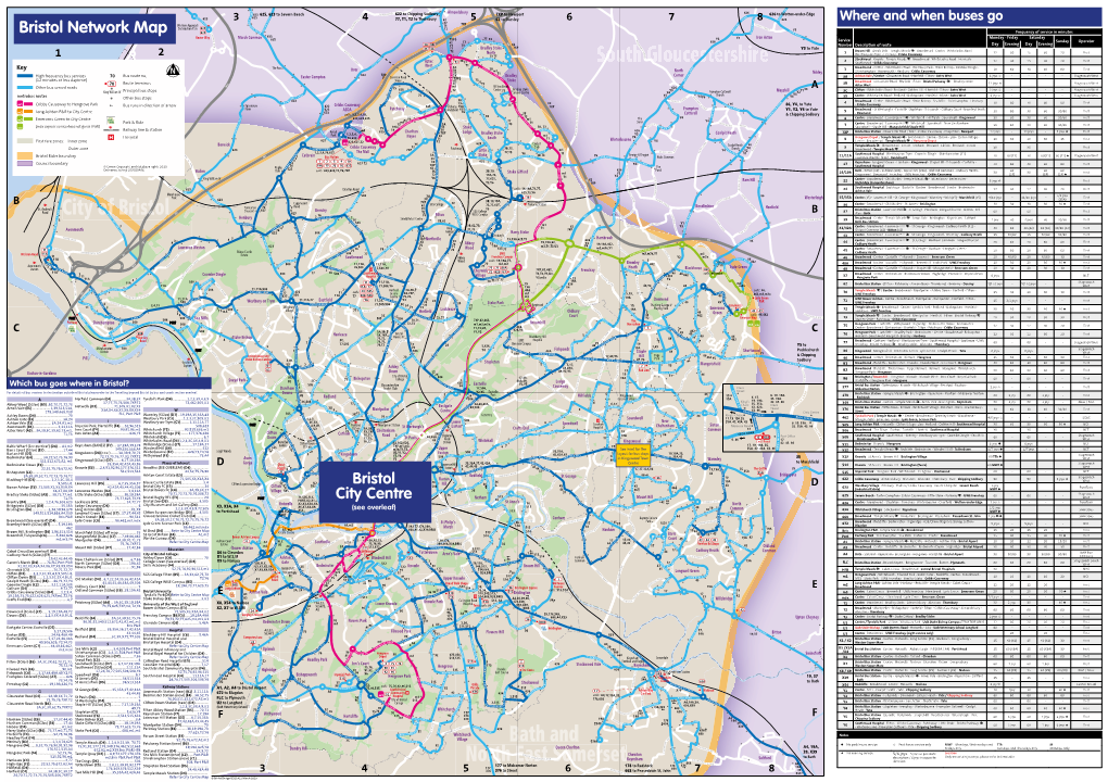 North Somerset Bath and North East Somerset City of Bristol Ty of Br