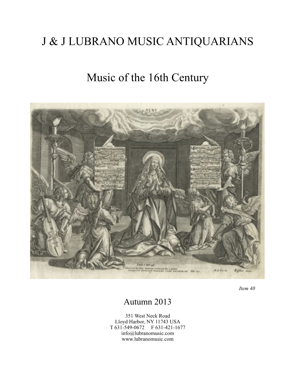 Music of the 16Th Century
