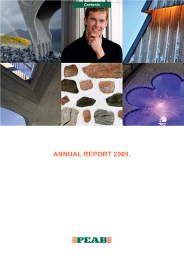 Annual Report 2009. Welcome to the Annual General Meeting of Peab