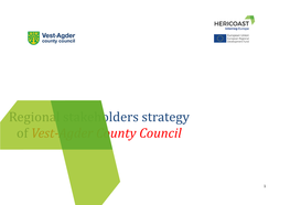 Regional Stakeholders Strategy of Vest-Agder County Council