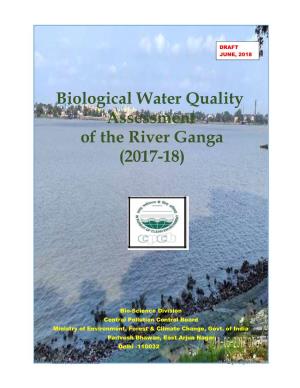 Biological Water Quality Assessment of the River Ganga (2017-18)