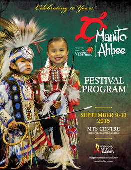 Download 2015 Manito Ahbee Festival Program