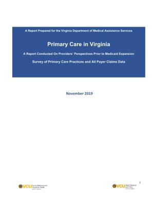 Primary Care in Virginia