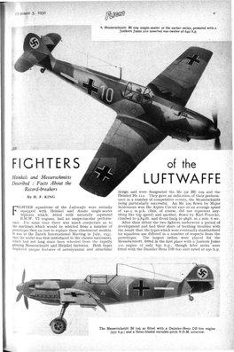 FIGHTERS LUFTWAFFE R