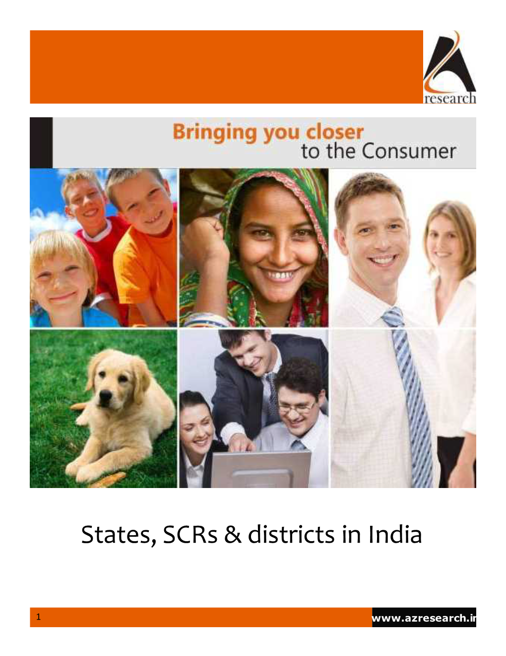 States, Scrs & Districts in India