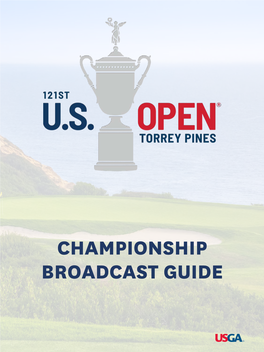Championship Broadcast Guide Table of Contents
