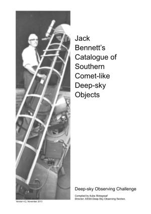 Jack Bennett's Catalogue of Southern Comet-Like Deep-Sky Objects
