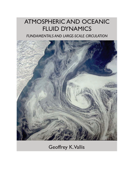 ATMOSPHERIC and OCEANIC FLUID DYNAMICS Fundamentals and Large-Scale Circulation