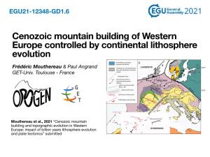 Cenozoic Mountain Building of Western Europe Controlled By