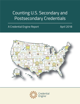 Counting US Secondary and Postsecondary Credentials April