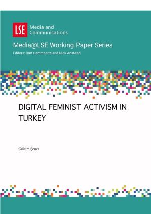 Digital Feminist Activism in Turkey