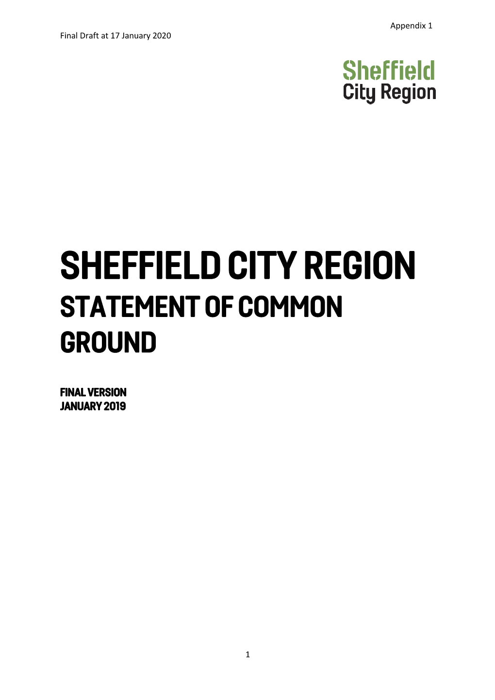 Appendix 1 Draft SCR Statement of Common Ground.Pdf