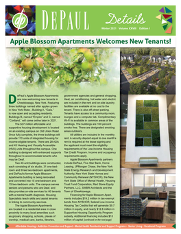 Apple Blossom Apartments Welcomes New Tenants!