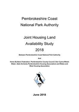 Pembrokeshire Coast National Park Authority Joint Housing Land