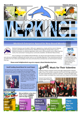 Merkinch Enterprise Appeal for New Board Members