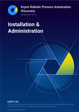 Installation & Administration