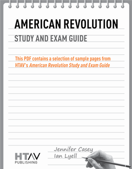 American Revolution Study and Exam Guide