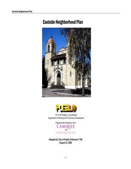 Eastside Neighborhood Plan
