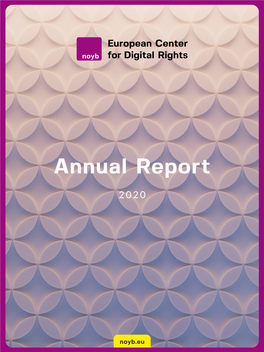 Annual Report NOYB 2020
