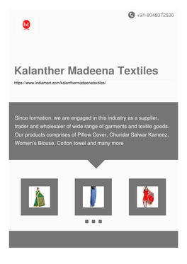 Kalanther Madeena Textiles