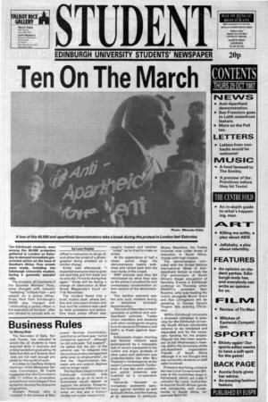 Ten on the March THURS 29OCT1987 NEWS • Anti-Apartheid Demonstration