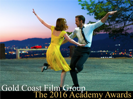 Gold Coast Film Group the 2016 Academy Awards Best Cinematography Arrival, Bradford Young