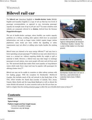 Bilevel Rail Car - Wikipedia