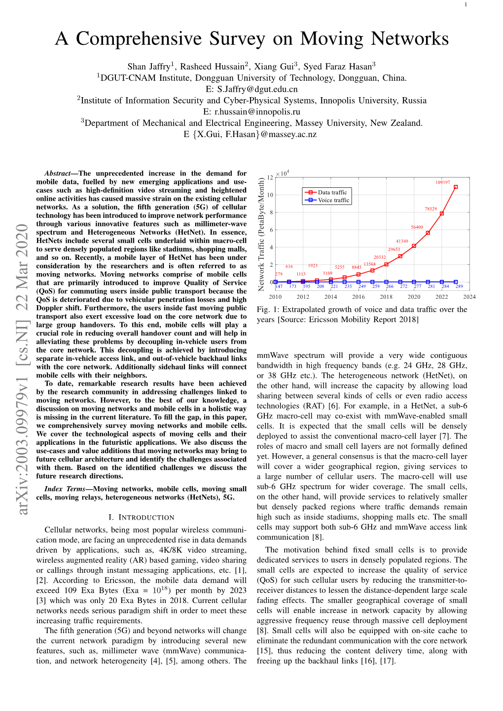 A Comprehensive Survey on Moving Networks