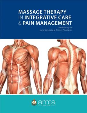Massage Therapy in Integrative Care & Pain Management