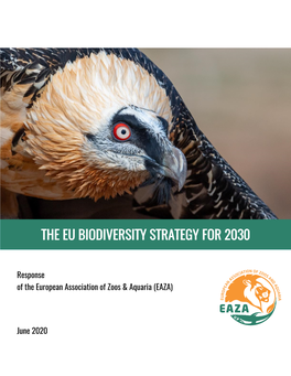 EAZA Response to EU Biodiversity Strategy for 2030