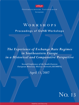 Paths of Monetary Transition and Modernization – Workshops No. 13