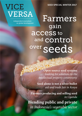 Farmers on Global Development Gain Access to and Control Over Seeds