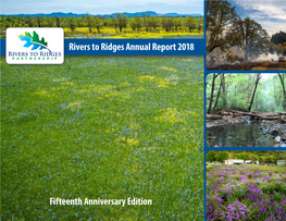 Rivers to Ridges Annual Report 2018 Fifteenth Anniversary Edition