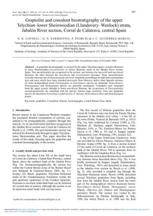 Graptolite and Conodont Biostratigraphy of the Upper