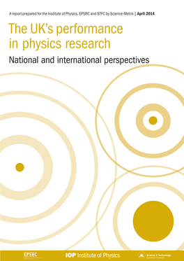 The UK's Performance in Physics Research