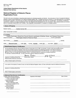 National Register of Historic Places Registration Form Pylrt /7