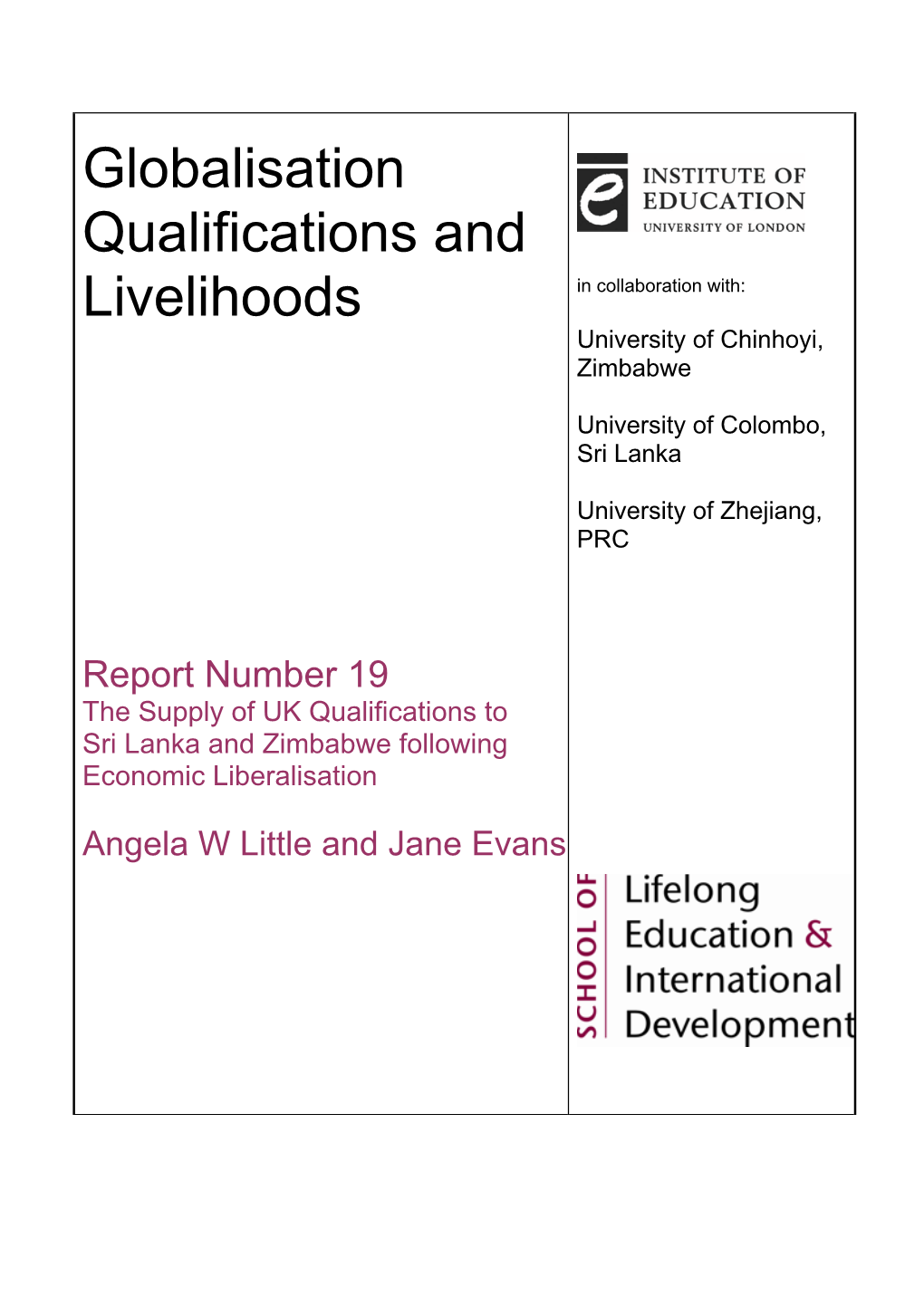 UK Qualification Suppliers 1 1.0 Introduction 1