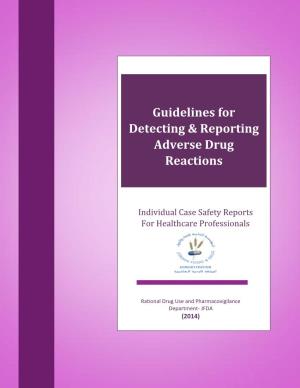 Guidelines for Detecting & Reporting Adverse Drug Reactions in Jordan