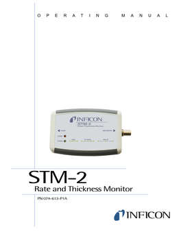 075-613-P1A STM-2 Operating Manual